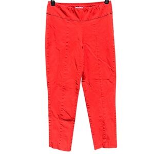 Isaac Mizrahi Live! Bright Orange Stretchy Pants Size 8